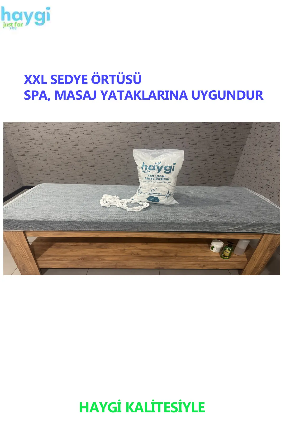 Haygi XXL Massage Bed Cover | The Widest and Thickest Series for SPA Salons - 2