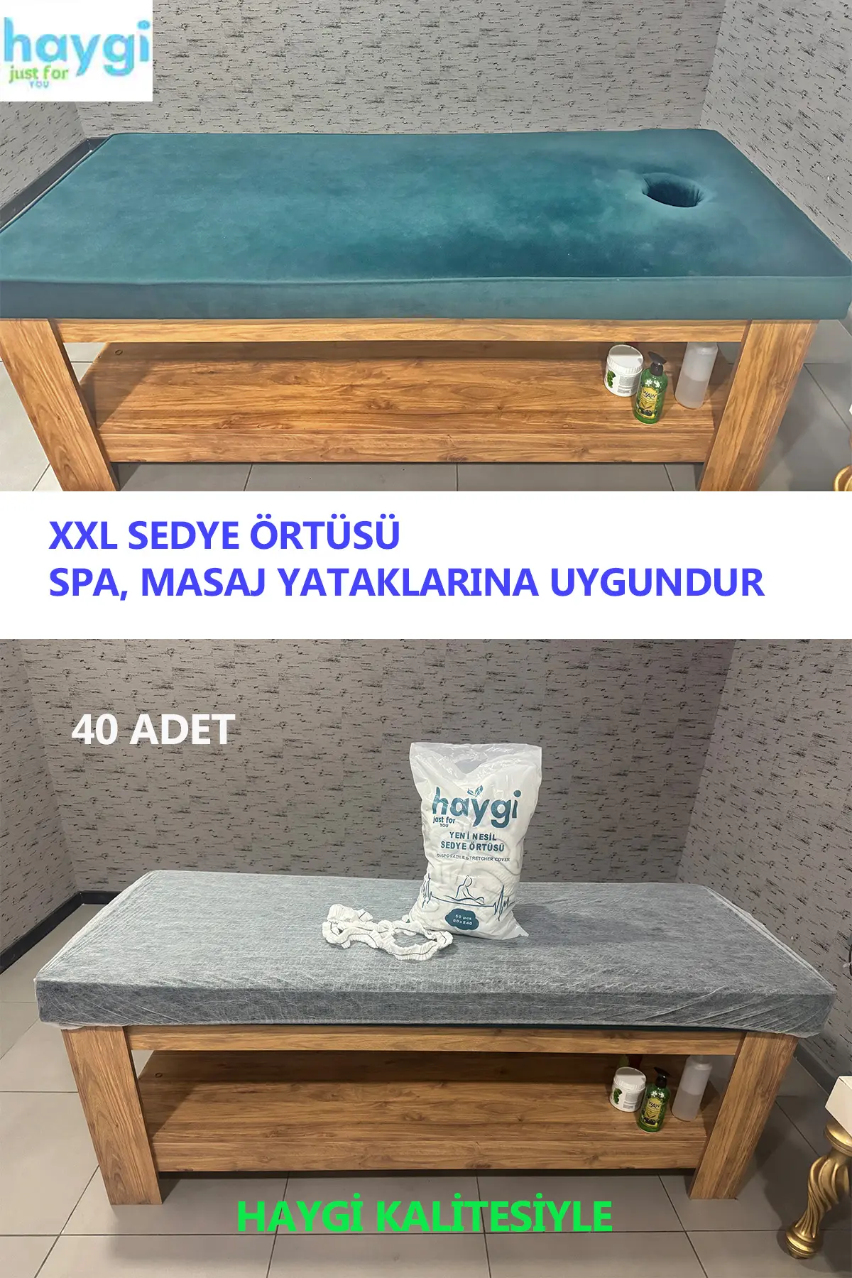 Haygi XXL Massage Bed Cover | The Widest and Thickest Series for SPA Salons - 6