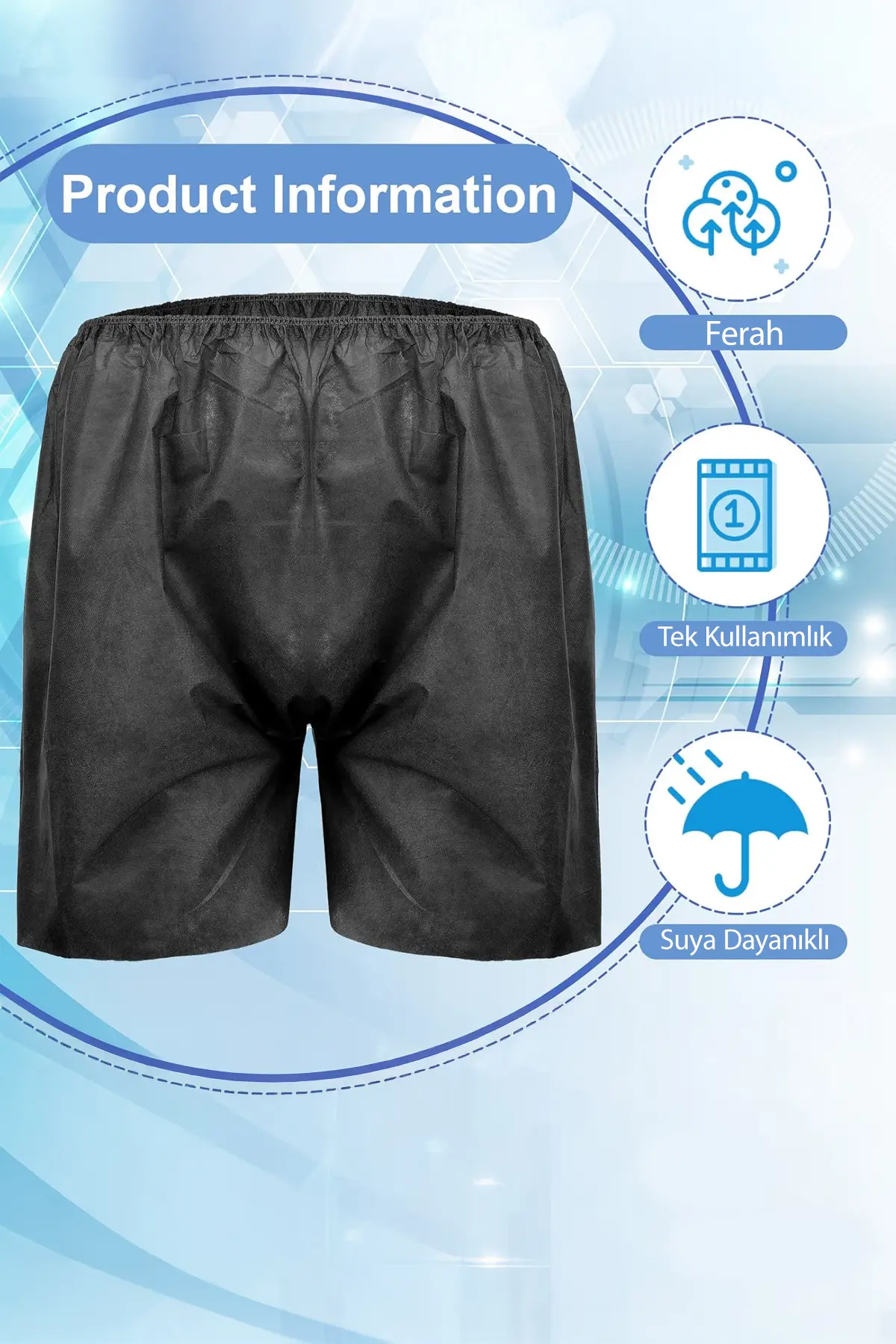 Haygi Colonoscopy Shorts | Prices Starting from 9 TL | Examination-Compatible Design - 2